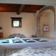 The yoga room at the retreat center.